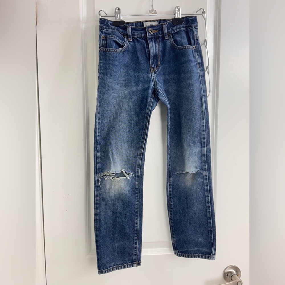 1989 Place Girls Blue Ripped Jeans Size 8